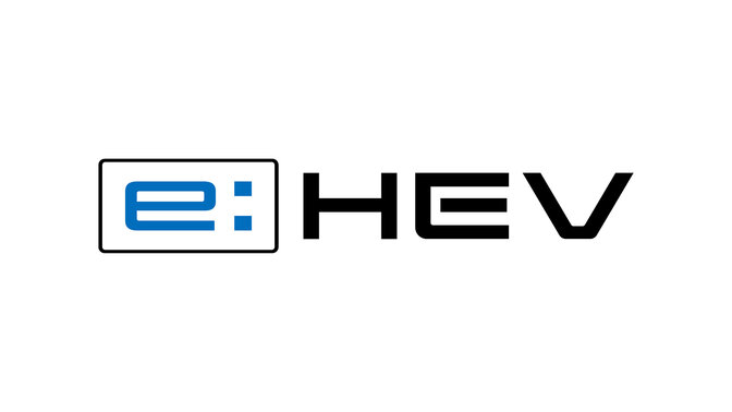 Logo e:HEV, tecnologia ibrida di Honda